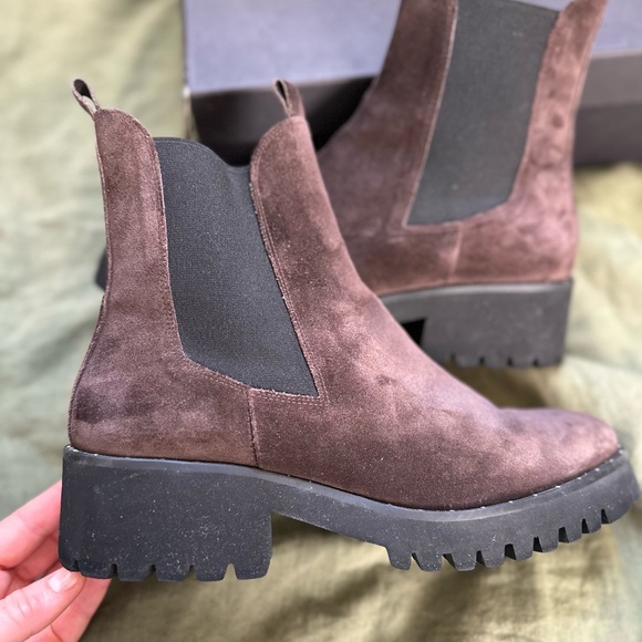 Freda Salvador Dark Brown Ankle Booties - Picture 7 of 7